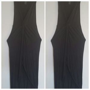 Womens long black dress